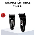 BFS Kablosuz Tıraş Makinesi Çift Başlıklı Kuru Tıraş Folyo Başlık Şarj Göstergeli