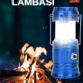 BFS Kamp Lambası El Feneri Askılı Büyük Boy USB Şarjlı Işıldak