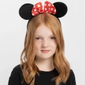BFS Kırmızı Fiyonklu Minnie Mouse Taç Fare Tacı Kafa Bandı