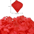 BFS  Kırmızı Renk Gül Yaprağı Şekilli Konfeti – 5 Paket 500 Adet