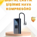 BFS LED Fenerli ve SOS Işıklı Çok Fonksiyonlu Hava Kompresörü