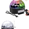 BFS Led Işık Disko Topu Bluetooth Hoparlörlü USB Müzik Çalar Kumandalı