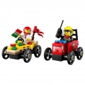 BFS   LEGO City Pizza Arabası İtfaiye Kamyonuna Karşı Yarış Arabası Paketi 60458