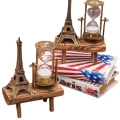 BFS Masa Biblosu Dekoratif Süs Kum Saati Eyfel Kulesi Hediyelik Kum Saati