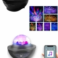 BFS Masa ve Gece Lambası Renkli Projektör Işıklı Disko Topu Bluetooth Hoparlör