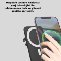 BFS Mıknatıslı MagSafe Uyumlu Araç Tutucu Kablosuz Şarj Destekli