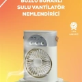 BFS Mini Klima Fan | USBli, 7 Renk Gece Işığı, 3ü 1 Arada Fonksiyon