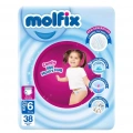 BFS  Molfix Külot Bez Jumbo Paket 6 Beden 15+ Kg 38 Adet