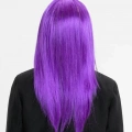BFS   Mor Renk Düz Kesim Uzun Parti Peruğu Takma Saç