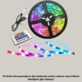 BFS Müziğe Duyarlı Renkli Smart Şerit LED Işık USB Bağlantılı Ambiyans Aydınlatma