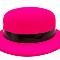 BFS   Neon Partisi Pembe Renk Melon Plastik Parti Şapkası