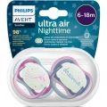 BFS   Philips Avent Ultra Air Gece Emzik 6-18 Ay Kız
