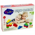 BFS   Playwood Eğitici Ahşap Bloklar 29 Parça