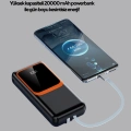 BFS Powerbank 20000 mAh Dijital Ekranlı ve Çok Kablolu Hızlı Şarj Cihazı
