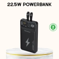 BFS Powerbank Hızlı Şarj 10000 mAh Dahili Kablo