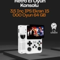 BFS R36S Taşınabilir Retro Oyun Konsolu – 15.000 Oyun, 64 GB Depolama, IPS Ekran
