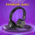 BFS Renkli Işık Efektli Bluetooth 5.3 Müzik Kulaklığı