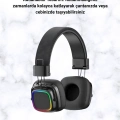 BFS RGB Işıklı Katlanabilir Bluetooth 5.3 Kulak Üstü Kulaklık