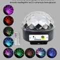 BFS RGB LED Disko Topu Projektör – Ev Partileri, Doğum Günleri ve Eğlence İçin Işık Şovu
