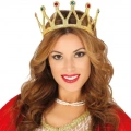 BFS   Rönesans Kostümlü Kraliyet Ortaçağ Altın Gold Kraliçe Prenses Tacı