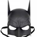 BFS Siyah Renk Çocuk Boy Arkadan Lastikli Batman Maskesi   20x14 Cm