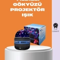 BFS Star Master Galaxy Projektör – 360° Dönebilen Gece Lambası, Dekoratif Ambiyans Işığı