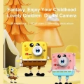 BFS Sünger Bob Tasarımlı Yeni Nesil Çocuk Dijital Mini Fotoğraf Makinesi Çift Kamera