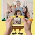 BFS Sünger Bob Tasarımlı Yeni Nesil Çocuk Dijital Mini Fotoğraf Makinesi Çift Kamera