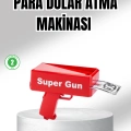 BFS Super Money Gun Para Saçma Tabancası Yüksek Atış Güçlü Kırmızı Model