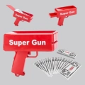 BFS Super Money Gun Para Saçma Tabancası Yüksek Atış Güçlü Kırmızı Model