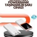 BFS Taşınabilir 10000 mAh Powerbank – Dijital Göstergeli, Type-C ve USB Çıkışlı