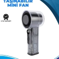 BFS Taşınabilir El Fanı  100 Seviyeli Rüzgar Hızı Ayarı  Sessiz Çalışma - Dijital Ekranlı