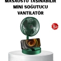 BFS Taşınabilir Katlanabilir Mini Fan 3 Kademeli Şarj Edilebilir