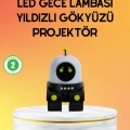 BFS Taşınabilir Lityum Bataryalı Led Gece Lambası ve Projektör