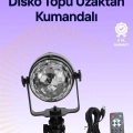 BFS Taşınabilir ve Dayanıklı Plastik Kristal LED Disko Işığı