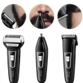 BFS Tıraş Makinesi 3 Başlıklı T Başlıklı Hassas Ciltlere Özel Saç Sakal Vücut Kulak ve Burun