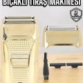 BFS Tıraş Makinesi Paslanmaz Çelik Şarjlı Taşınabilir