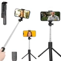 BFS Tripod Selfie Çubuğu Bluetooth Kumandalı Kablosuz Led Işıklı