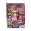 BFS  WG66962 -Vardem Kutulu  Pet Shop Bebek Set 11,5 inç