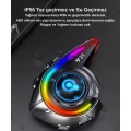BFS Y21 Rgb Işık Efektli Intercom Bluetooth Motosiklet Kask Kulaklığı Intercom Kulaklık