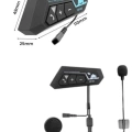 BFS Yeni Nesil Dinleme Ve Konuşma Özellikli Intercom Kask Kulaklığı 5.0 Bluetooth