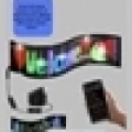 BFS Yüksek Parlaklık Ayarlı RGB LED Ekran Kayan Yazı ve Grafik Destekli Esnek Panel