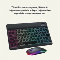ÇOK SATAN Bluetooth 5.3 Destekli Şarjlı Taşınabilir Klavye + Mouse Kombinasyonu