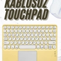 ÇOK SATAN Bluetooth Touchpad Klavye 10.9 inch Kablosuz Wifi Q Klavye Slim
