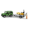 ÇOK SATAN Bruder Land Rover Arazi Aracı Ve Jcb Mini Kazıcı BR02593