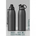 ÇOK SATAN BX Inox Çelik Termos - 600 ml  SUS304 Çelik Termos Profesyonel GRİ