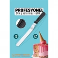 ÇOK SATAN BX Pasta Spatulası Profesyonel 304 Paslanmaz Çelik 37 Cm