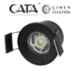 ÇOK SATAN CATA CT 5270 1,5W Led  Spot Siyah Kasa 3200K Gün Işığı
