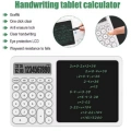 Çok Amaçlı Digital Hesap Makinesi Lcd Ekran Yazma Tableti Ofis Okul İçin Silinebilir El Yazısı Not Defteri