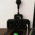 ÇOK SATAN Çoklu Kablolu Priz Yüksek Gerilim Korumalı 3’lü Priz 1x Usb 2x Type-c Çıkışlı Grup Priz Çoğaltıcı Siyah